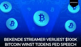 Bekende streamer verliest $100k Bitcoin winst tijdens FED speech
