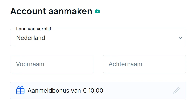 Bitvavo aanmeldbonus 10 euro