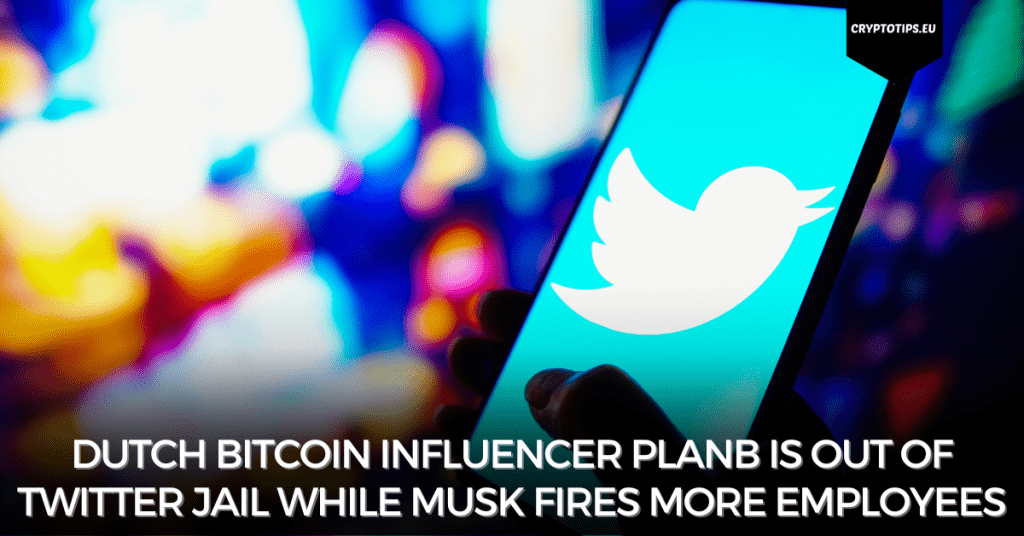 Dutch Bitcoin Influencer PlanB Is Out Of Twitter Jail While Musk Fires More Employees