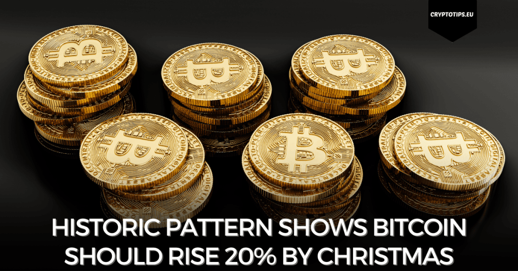 Historic Pattern Shows Bitcoin Should Rise 20% By Christmas