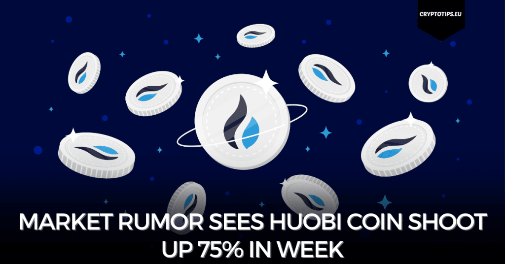 Market Rumor Sees Huobi Coin Shoot Up 75% in Week