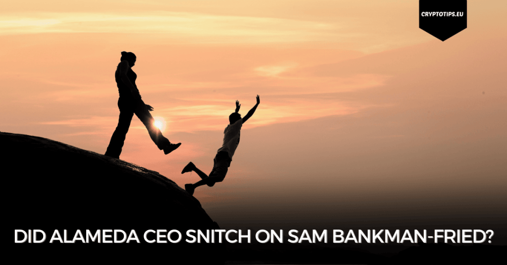 Did Alameda CEO Snitch on Sam Bankman-Fried?