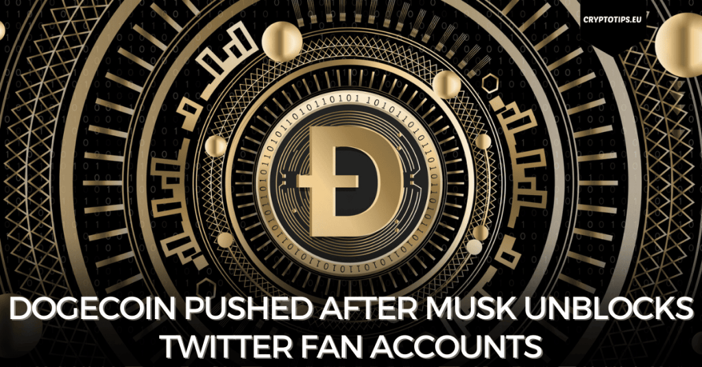 Dogecoin Pushed After Musk Unblocks Twitter Fan Accounts