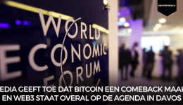 Media geeft toe dat Bitcoin een comeback maakt en Web3 staat overal op de agenda in Davos