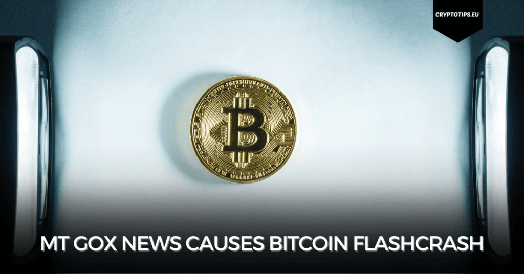 Mt Gox news causes Bitcoin flashcrash