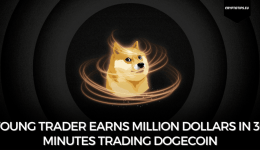 Young trader earns million dollars in 30 minutes trading Dogecoin