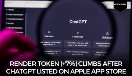 Render Token (+7%) climbs after ChatGPT listed on Apple App Store