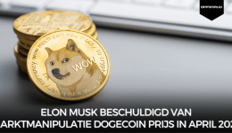 Elon Musk beschuldigd van marktmanipulatie Dogecoin prijs in april 2023