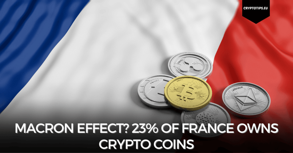 Macron effect? 23% of France owns crypto coins