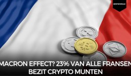 Macron effect? 23% van alle Fransen bezit crypto munten