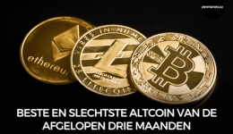 Beste en slechtste altcoin van de afgelopen drie maanden