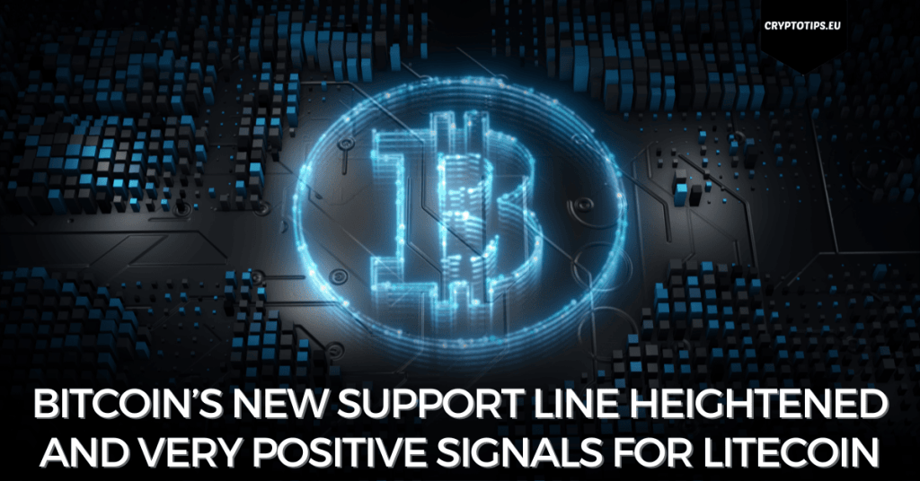 Bitcoin’s new support line heightened and very positive signals for Litecoin