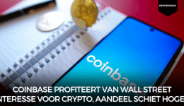 Coinbase profiteert van Wall Street interesse voor crypto, aandeel schiet hoger