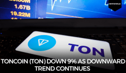 Toncoin (TON) Down 9% as Downward Trend Continues