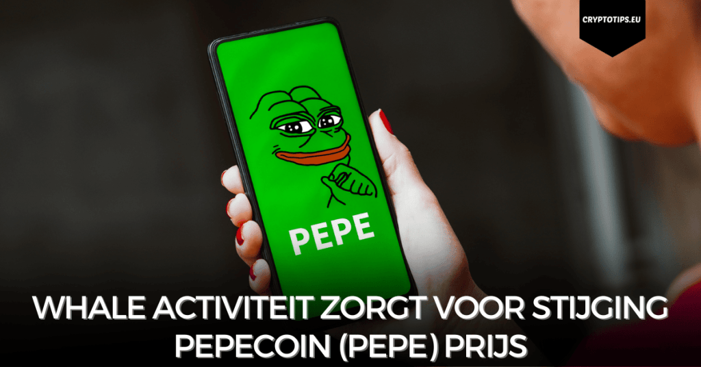 Whale activiteit zorgt voor stijging Pepecoin (PEPE) prijs