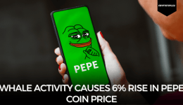Whale Activity Causes 6% Rise in Pepe Coin Price