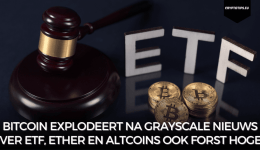 Bitcoin explodeert na Grayscale nieuws over ETF, Ether en altcoins ook forst hoger