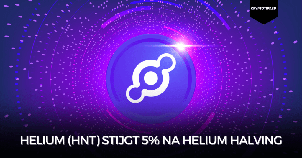 Helium (HNT) stijgt 5% na Helium halving