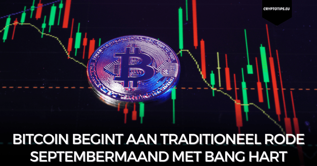 Bitcoin begint aan traditioneel rode septembermaand met bang hart