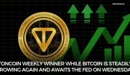 Toncoin weekly winner while Bitcoin is steadily growing again and awaits the Fed on Wednesday