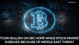 Bitcoin bullish on SEC hope while stock markets subdued because of Middle East threat