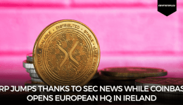 XRP jumps thanks to SEC news while Coinbase opens European HQ in Ireland