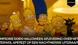 Simpsons doen Halloween aflevering over NFTs terwijl Apefest op een nachtmerrie uitdraait