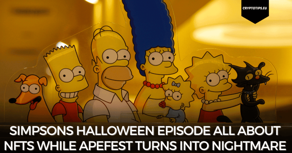 Simpsons Halloween episode all about NFTs while Apefest turns into nightmare