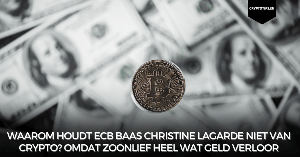 Waarom houdt ECB baas Christine Lagarde niet van crypto? Omdat zoonlief heel wat geld verloor
