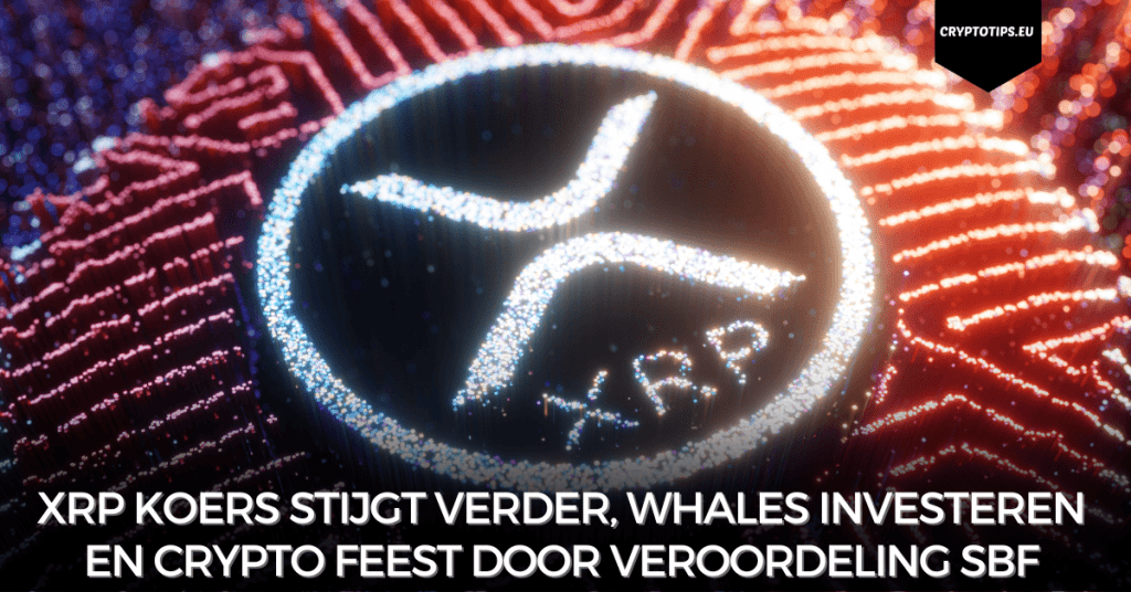 XRP koers stijgt verder, whales investeren en crypto feest door veroordeling SBF