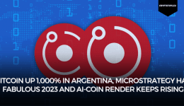 Bitcoin up 1,000% in Argentina, Microstrategy has fabulous 2023 and AI-coin Render keeps rising