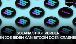 Solana stijgt verder en Joe Biden kan Bitcoin doen crashen