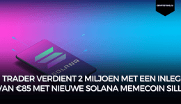 Trader verdient 2 miljoen met een inleg van €85 met nieuwe Solana memecoin Silly