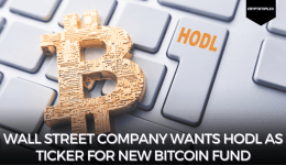 Wall Street company wants HODL as ticker for new Bitcoin fund