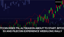 Bitcoin rises 7%, altseason about to start, Bitcoin SV and Filecoin experience weeklong rally