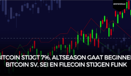 Bitcoin stijgt 7%, altseason gaat beginnen, Bitcoin SV, SEI en Filecoin stijgen flink