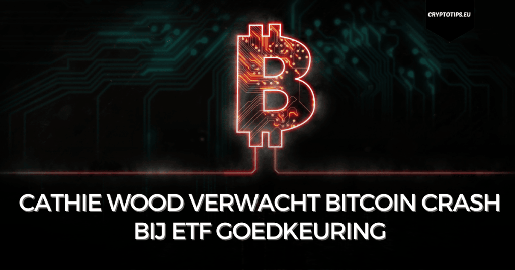 Cathie Wood verwacht Bitcoin crash bij ETF goedkeuring