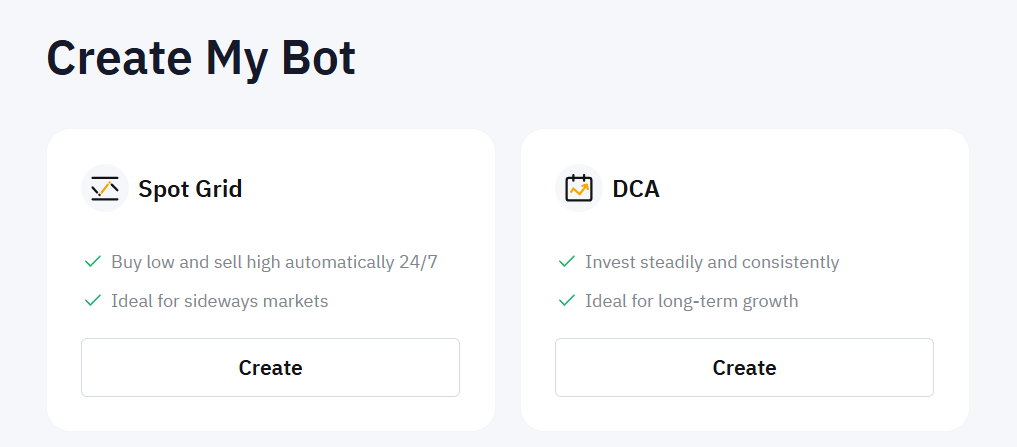 Create a trading bot